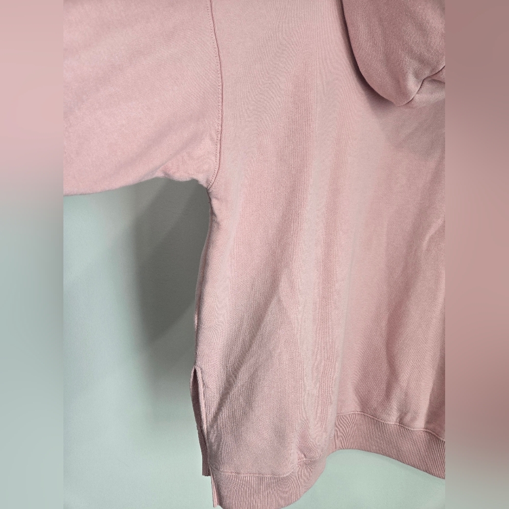 New American Eagle Jegging Fit Ahh-mazingly Soft Medium Pink Fur Hoodie Sweat - Picture 4 of 7